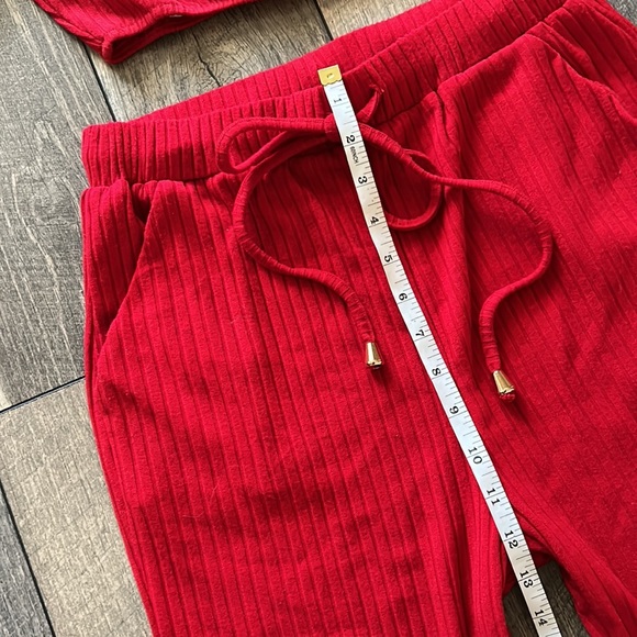 Sabo Skirt Scarlet Ribbed Lounge Set - Picture 11 of 16